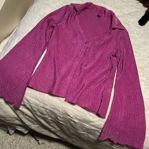 Shein purple shirt